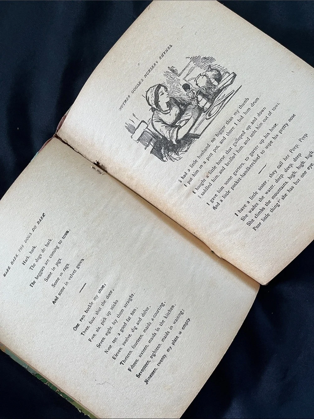 Antique MOTHER GOOSE ABC Book 1918 Inscription MA Donohue &Co Chicago